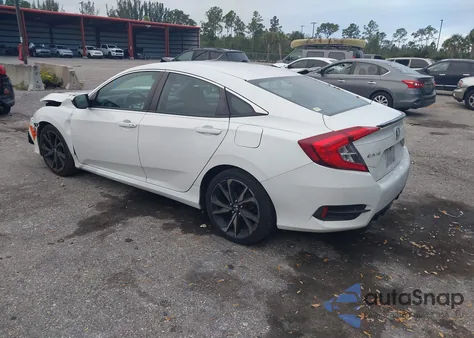 2020 Honda Civic Sport from USA, damaged, VIN 19XFC2F86LE003510